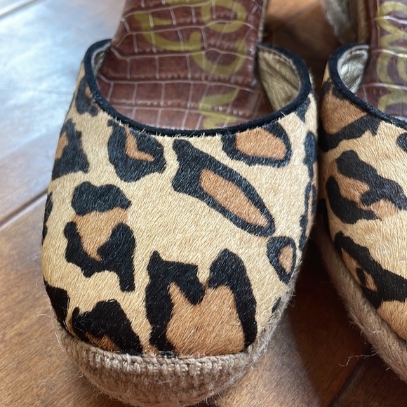 Animal print wedge sandals - Picture 4 of 6